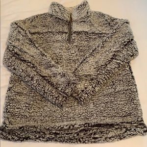 Thread & Supply Sherpa 3/4 zip pullover
